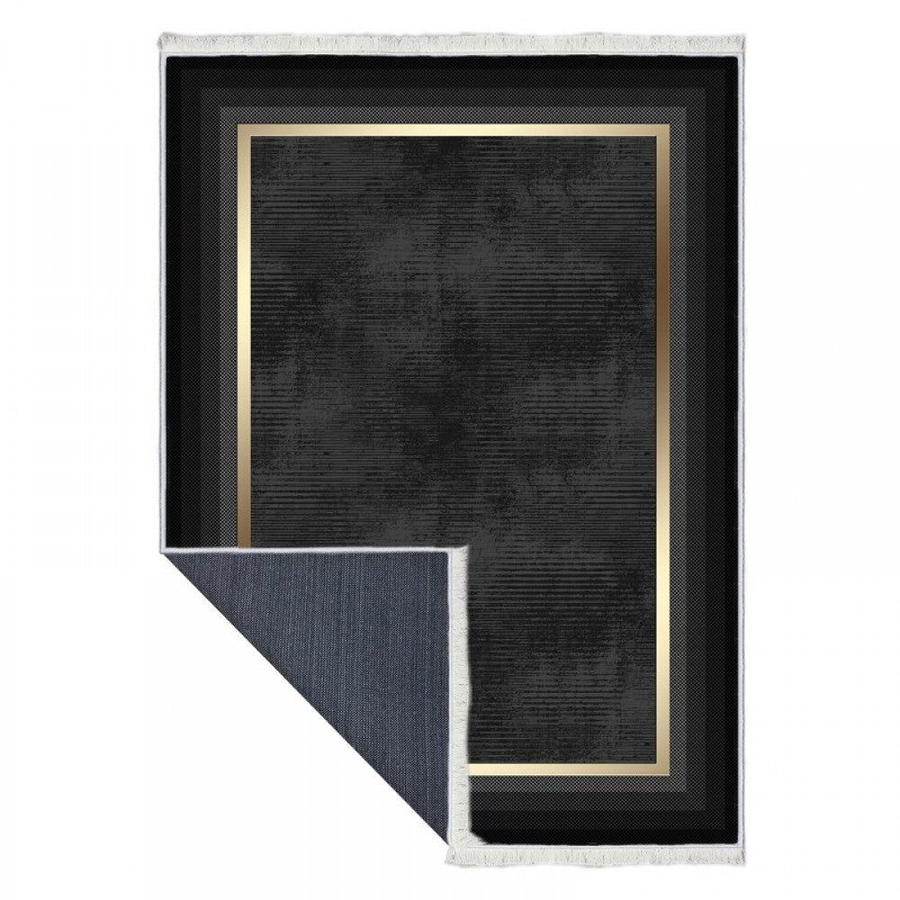 Carpet 831 Black & Gold