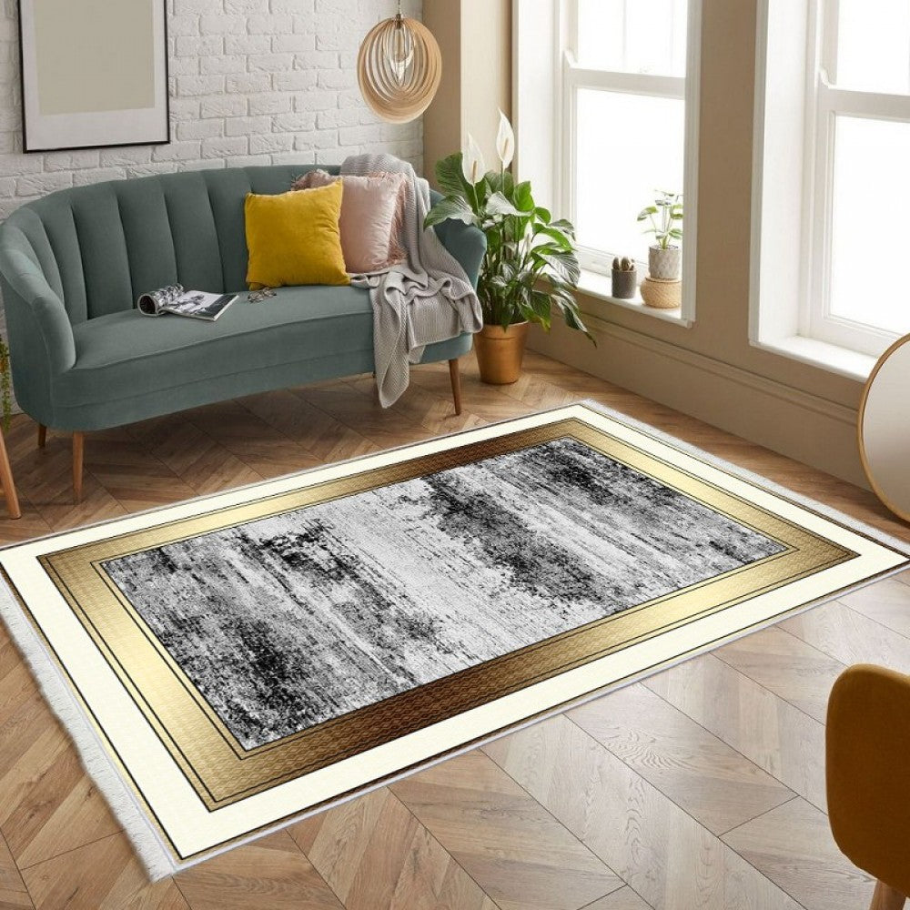 Carpet 879 Gold & Gray