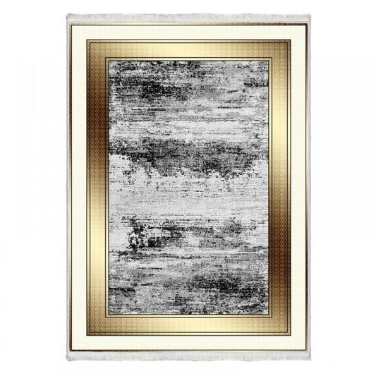 Carpet 879 Gold & Gray