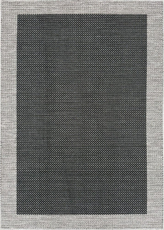 Sisal Natur Teppich Black