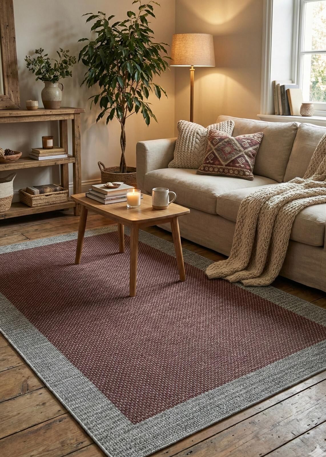 Sisal & Jute Teppiche Lila