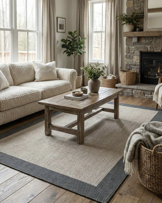 Sisal Natur Teppich Gray